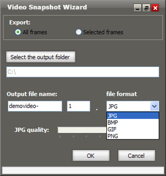 Image 0 for Video Snapshot Wizard