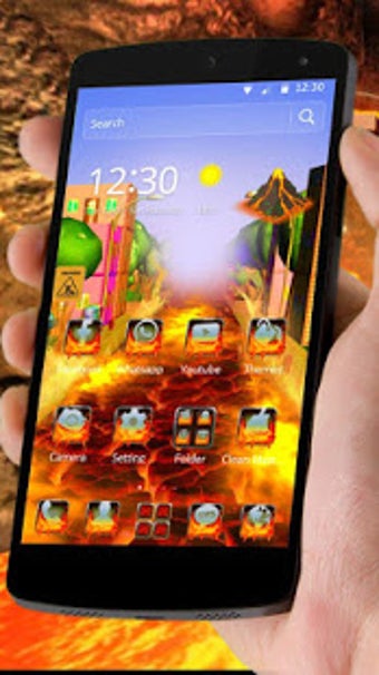 Imagen 1 para Flowing Lava Theme