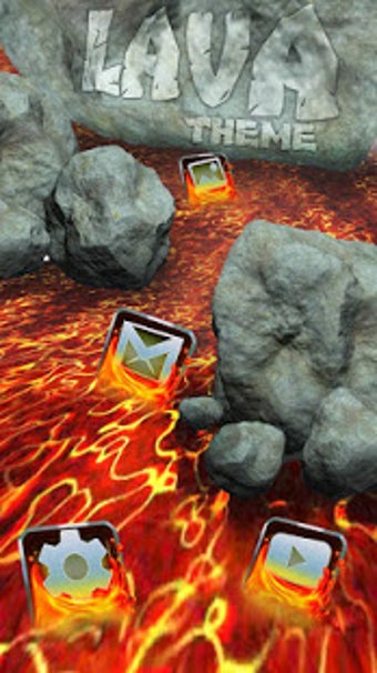 Imagen 2 para Flowing Lava Theme