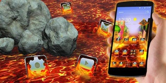 Imagen 2 para Flowing Lava Theme