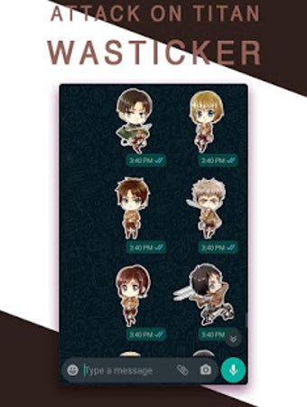Image 1 for Attack On Titan WASticker