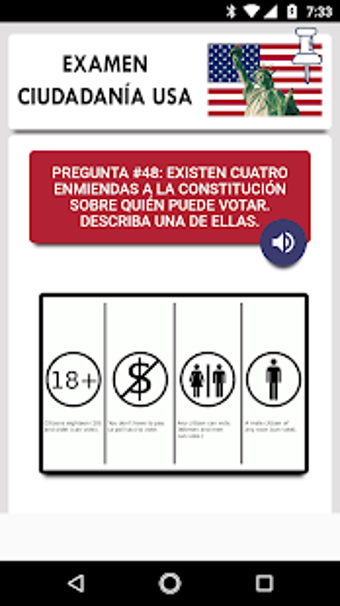 Image 0 for Examen Ciudadania 2019 US…
