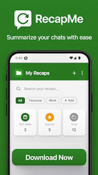 Image 0 for RecapMe - Recaps for What…