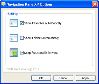 Image 0 for Navigation Pane XP