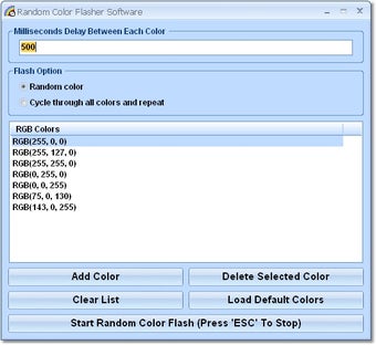 Imagen 0 para Random Color Flasher Soft…