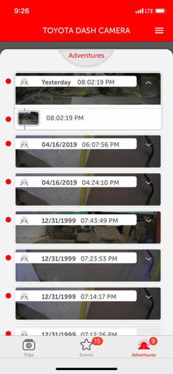 Image 0 for Toyota Dashcam Viewer