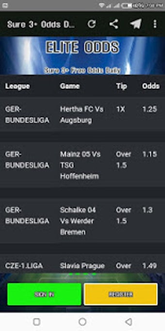 Imagen 0 para Sure 3+ Odds Daily