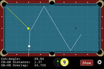Image 0 for Billard Aiming Calculator…
