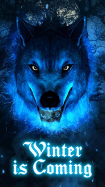 Imagen 3 para 3D Ice Wolf Live Wallpape…