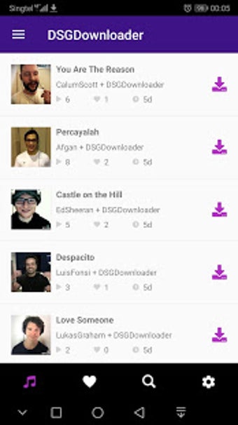 Image 0 for DSG Downloader for Smule