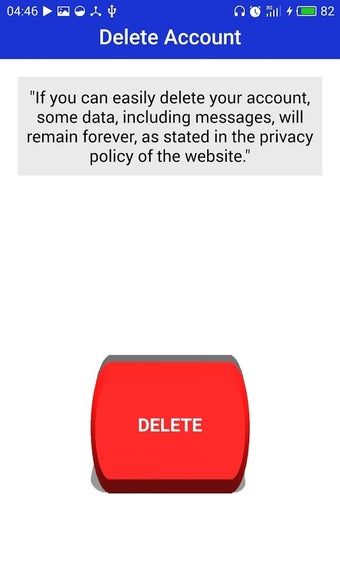Image 1 for Delete Account
