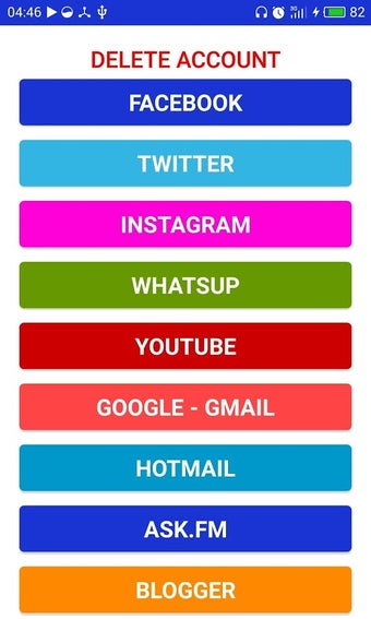 Imagen 2 para Delete Account