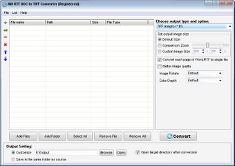 Image 0 for Ailt RTF DOC to TIFF Conv…