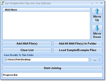 Image 0 for Join Multiple M4A Files I…