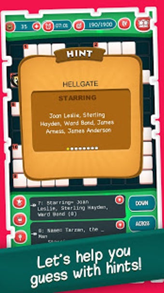 Imagen 0 para Movies Crossword Puzzle G…