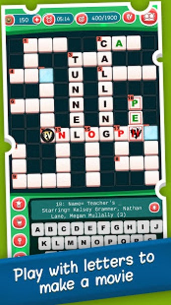 Image 0 for Movies Crossword Puzzle G…