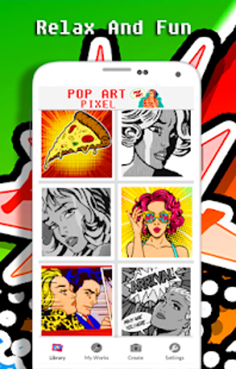 Image 1 for Pop Art Color By Number -…
