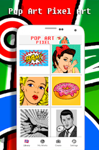 Image 2 for Pop Art Color By Number -…