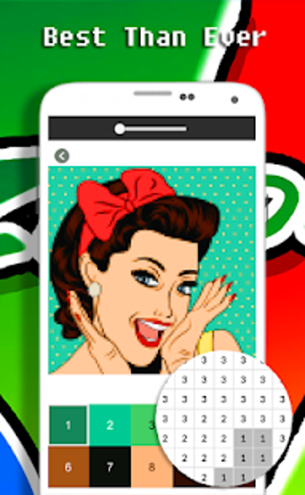 Image 0 for Pop Art Color By Number -…