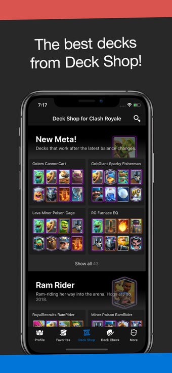 Image 2 for Deck Shop for Clash Royal…