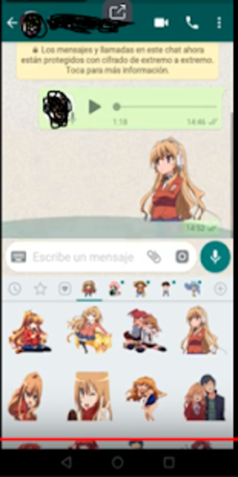 Imagen 1 para Anime Stickers for Whatsa…
