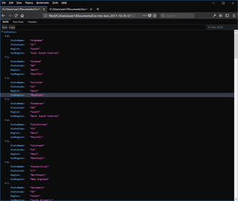 Imagen 2 para Json Into HTML for Window…