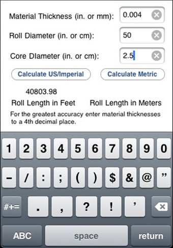 Image 0 for Any Roll Length