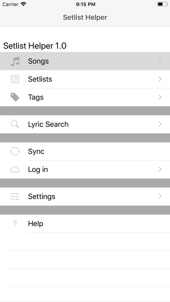 Image 1 for Setlist Helper