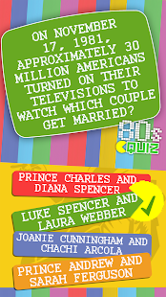 Image 1 for 80s Trivia Quiz Game - 19…