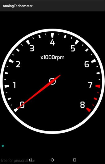Imagen 1 para Analog Tachometer