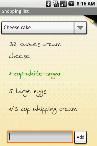 Imagen 1 para OI Shopping list