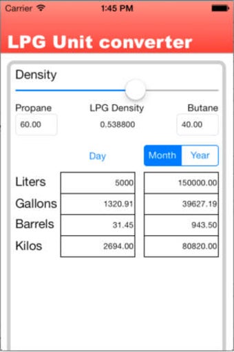 Image 0 for LPG Unit Converter