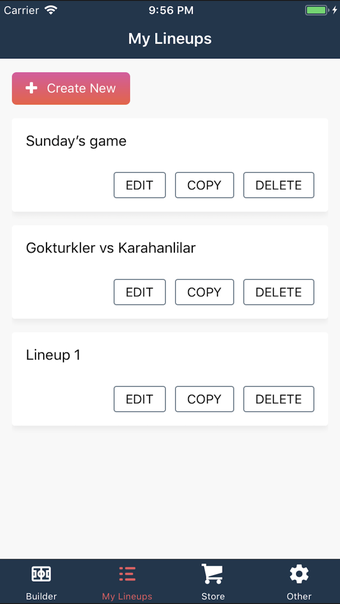 Image 0 for Build Lineup