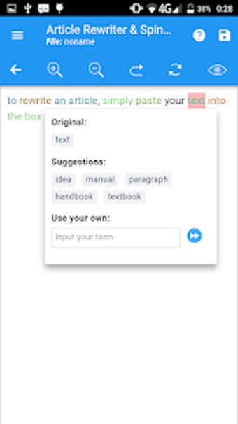 Imagen 0 para Article Rewriter and Spin…