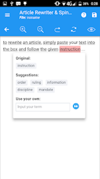 Imagen 3 para Article Rewriter and Spin…