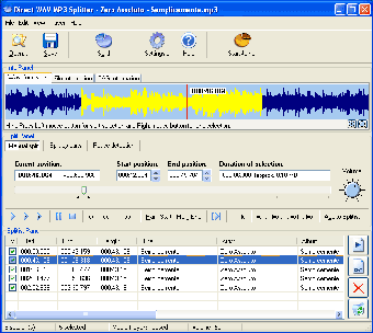 Image 0 for Direct WAV MP3 Splitter