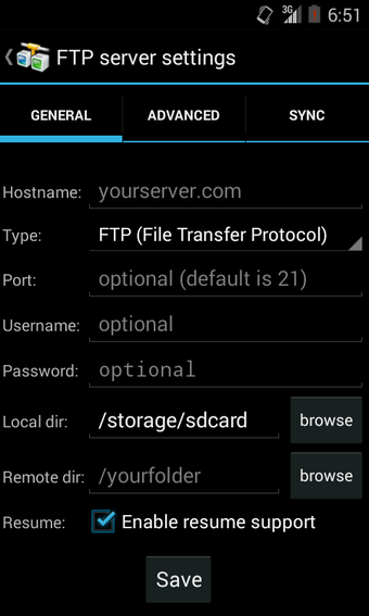 Imagen 2 para AndFTP (your FTP client)
