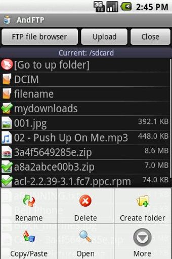 Imagen 4 para AndFTP (your FTP client)