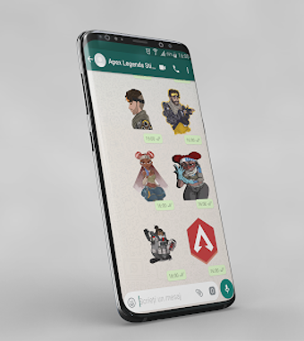 Imagen 1 para Apex Stickers for Whatsap…
