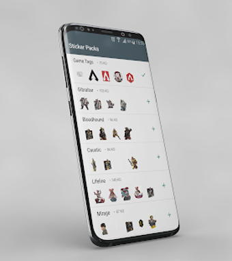 Imagen 1 para Apex Stickers for Whatsap…