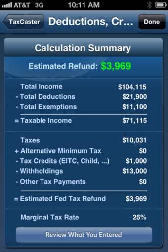 Image 5 for TaxCaster - Free tax refu…
