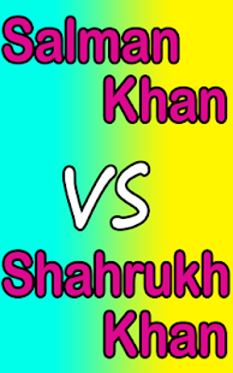 Imagen 0 para Salman khan vs Shahrukh k…