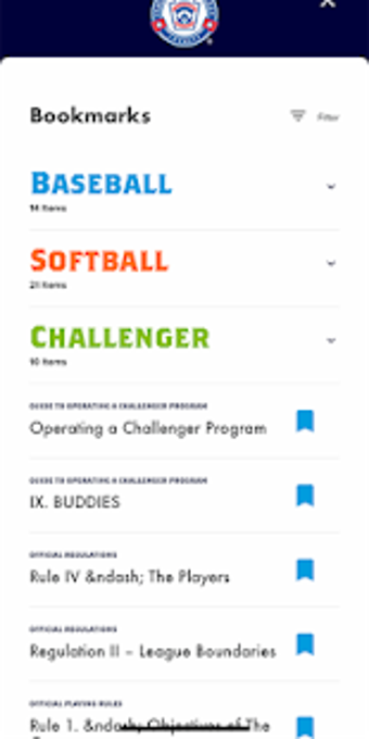 Image 0 for Little League Rulebook