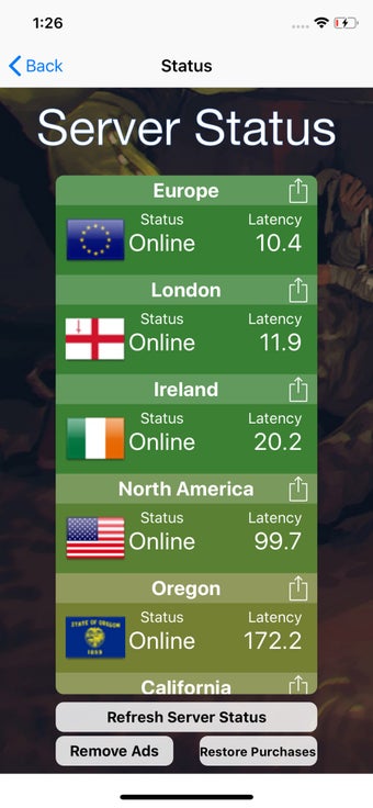 Image 0 for Server Status for PUBG Mo…
