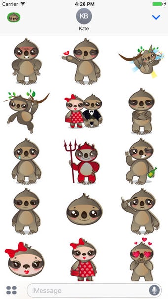 Image 1 for Sloth Emoji