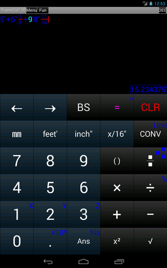 Image 0 for inch feet calculator
