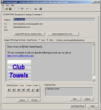 Image 0 for EZ Batch Email