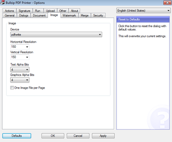 Image 1 for Bullzip PDF Printer Free