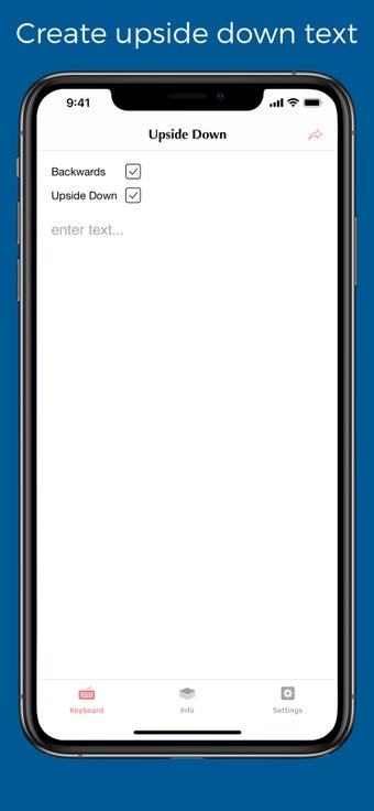 Image 3 for Upside down text keyboard