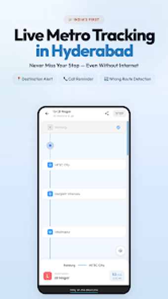 Image 0 for MetroTrack  Hyderabad Met…